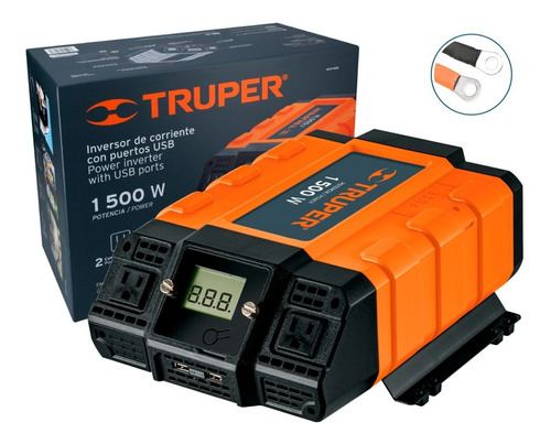 Inversor De Corriente De 1500 Watts, Truper 10492