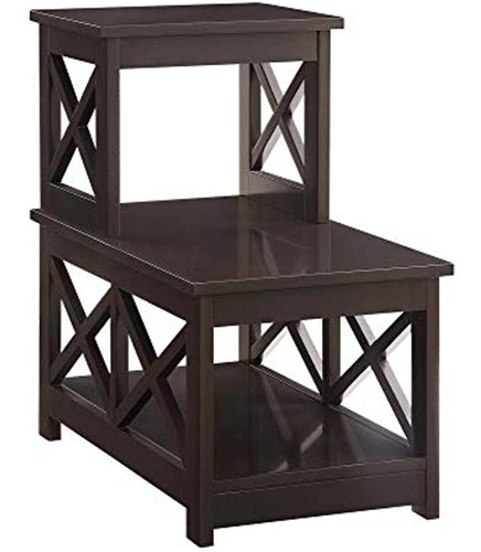 Convenience Concepts Oxford 2 Step Chairside End Table, Espr