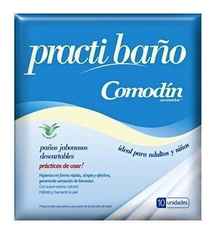 Practi Baño Facil Comodin Paños Jabonosos X 10 Unidades