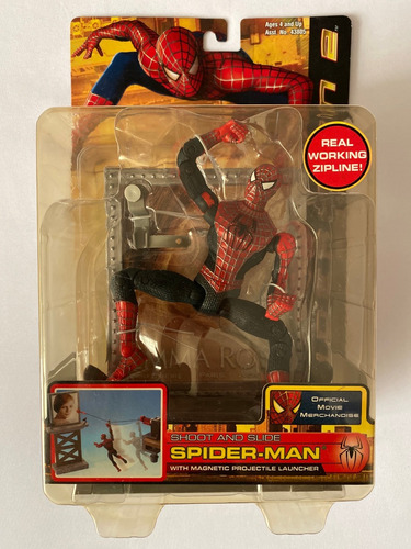 Shoot And Slide Spiderman 2 Toybiz 2004 Pelicula Sam Raimi (Usado)