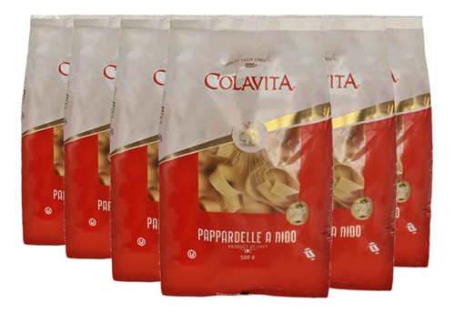 Kit Com 6un Pappardelle A Nido Colavita Grano Duro 500g