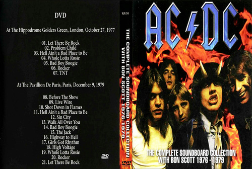 Acdc The Complete Soundboard Collection With Bon Scott Edição Limitada