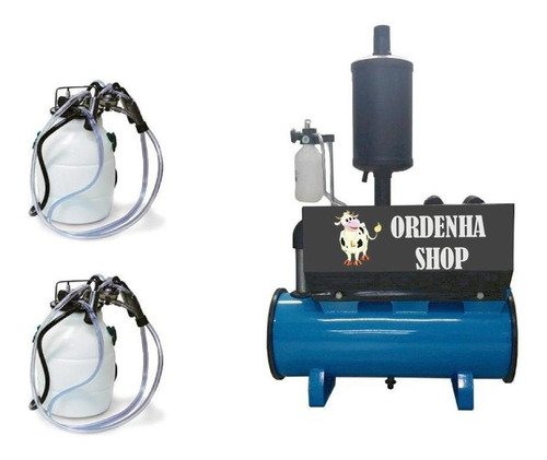 Ordenhadeira Mecânica 450 Com 2 Conjunto Com Tarro E Motor