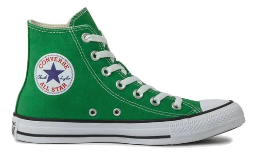 Tenis Converse Cano Alto All Star Chuck Taylor Verde 