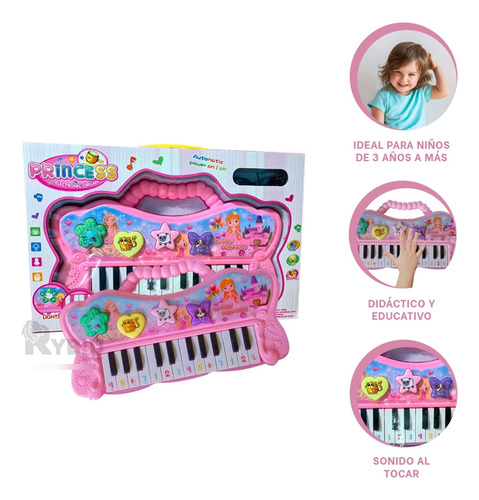 Teclado Resistente A Golpes Color Rosado Y+regalo Stickers