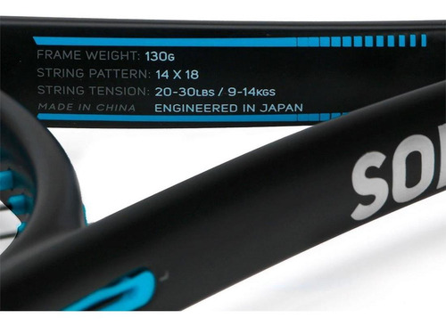 Raquete De Squash Dunlop Sonic Core Pro 130 Preta E Azul