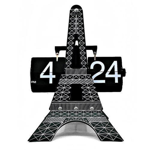 Imagen 1 de 5 de Reloj Flip Paris Para Escritorio