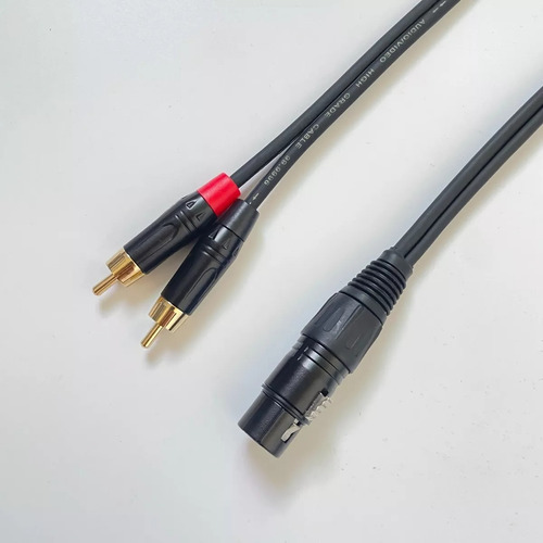 Cable De Audio Rca Macho A Hembra Xlr Canon