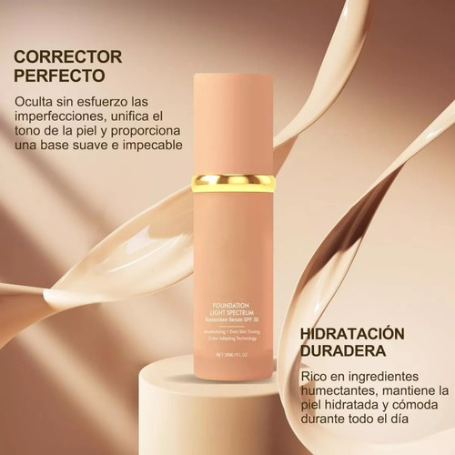 1pieza Base Con Alta Cobertura,forever Bloom Protector Solar