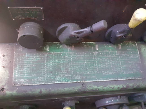Imagen 5 de 5 de Torno Paralelo Olivetti Super Vampire 280