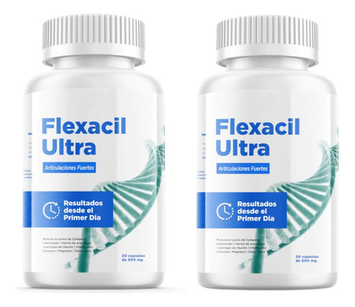 Pack 2 Flexacil Ultra 20 Capsulas 500mg Oferta 