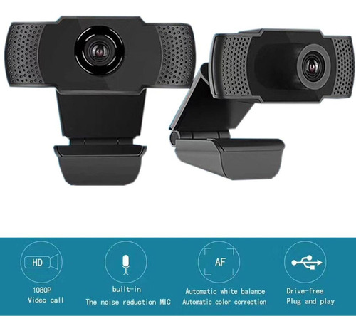 Cámara De Escritorio Web Cam Flexible Con Micrófono 720p