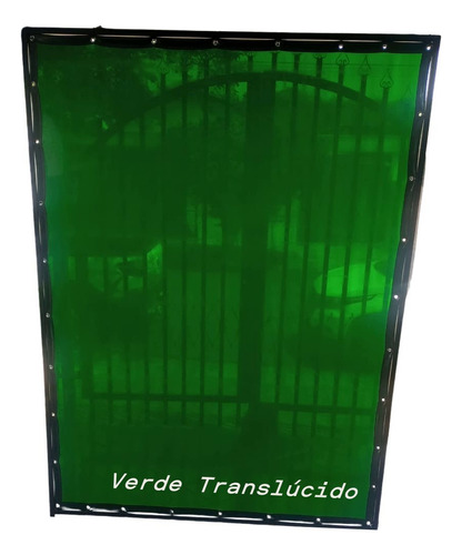 03 Cortinas Pvc Proteção Solda Verde Transl 1240x1790 Ilhós 