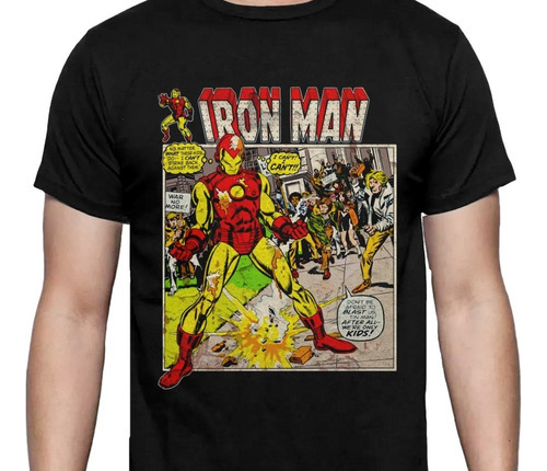 Iron Man - Iron Man Problem - Polera Comic