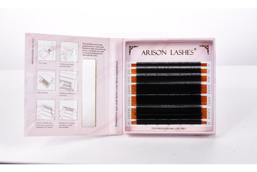 Cílios Arison Lashes Y Mix Estojo Maior - Volume Brasileiro