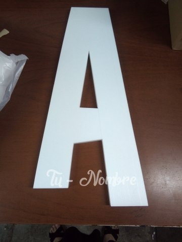 Imagen 3 de 10 de Letras Corporeas 40 Cm Polyfan Carteles Candy Bar Casamiento