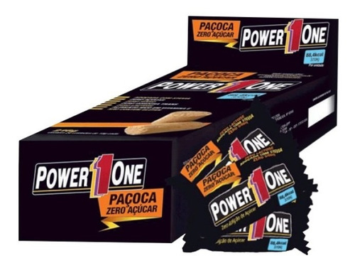 Paçoca Zero Power One 24 Unidades