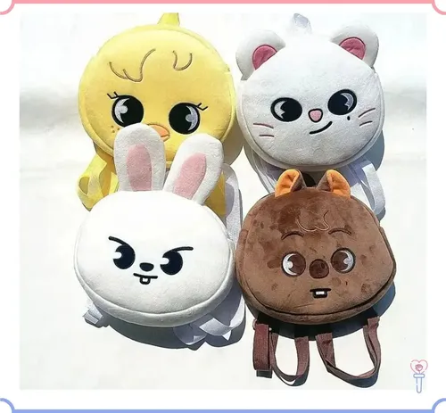 Mochila De Personagem Skzoo Stray Kids Kpop Jiniret | MercadoLivre
