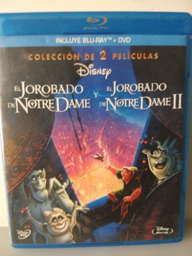 El Jorobado De Notre Dame 1 Y 2 Dvd Br Usados Disney 