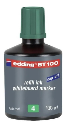 Tinta De Recarga Edding Bt100 Borrable 100 Ml X5 Und