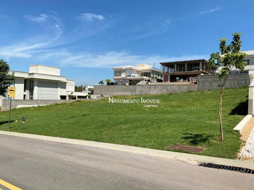 Terreno Amplo À Venda, Condomínio Fechado, 1404 M² Por R$ 1.650.000 - Loteamento Mont Blanc Residence - Campinas/sp - Te0045