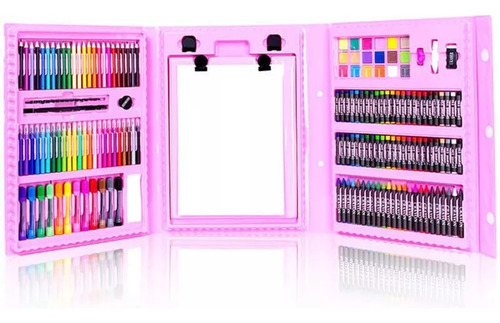 Set De Disenho Infantil De 208 Piezas Lapis Colorido Can