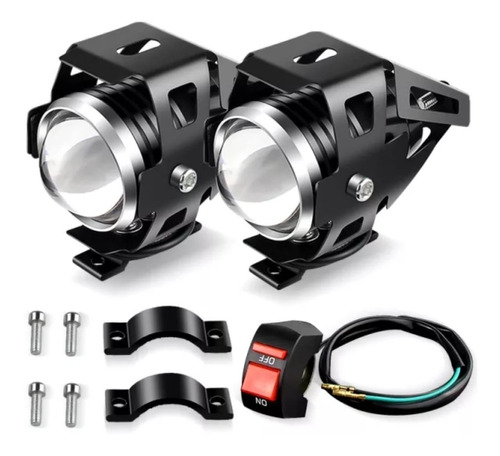 Neblineros Moto Led X2 / Kit Completo Led Cree 2120lm