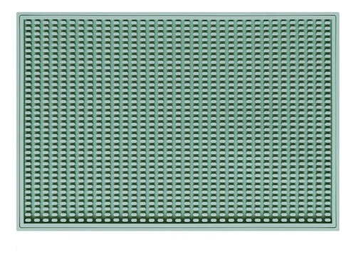 Alfombrilla De Silicona Para Barra, Para Secar Vasos, Verde