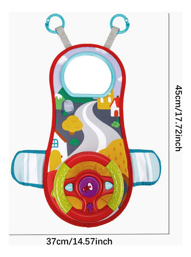 Volante De Dirección Toy Asiento Trasero Toy Fine Motor