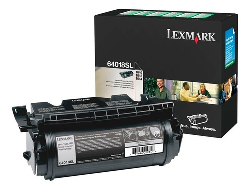 64018hl Toner Lexmark Preto T640 T642 T644 21k Original