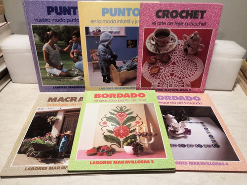 Libros. Labores Maravillosas,seis Ejemplares. (Usado)