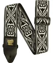 Comprar Ernie Ball Jacquard Correa De Guitarra, Corazón Negro (p0534