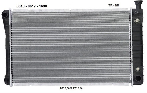 Radiador Gmc K3500 1992 Deyac T/a 26 Mm