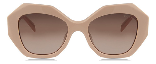 Prada Spr 16ws Vyj-0a6 Oversized Geometric Beige (Usado)