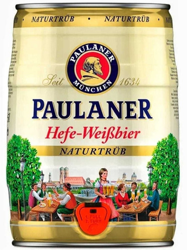 Paulaner Barril De Cerveza 5 Litros - 5.5% Vol