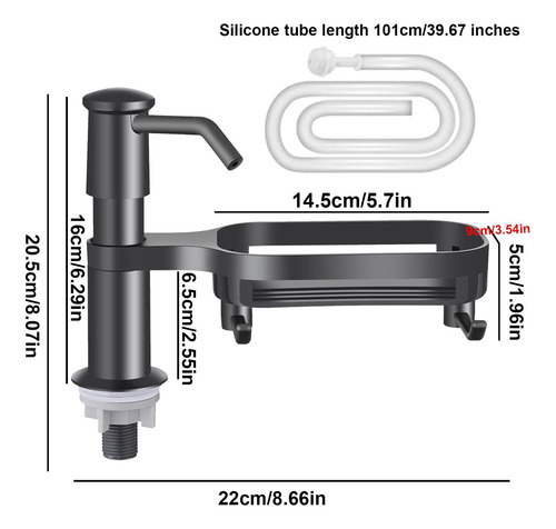 Dispensador De Saponina Para Fregadero De Cocina En Fregader