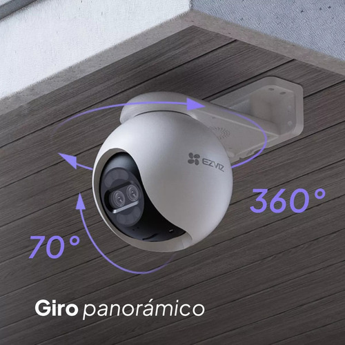 Camara Seguridad Wifi Ezviz H80x Domo 8mp 4k Exterior