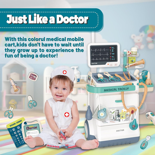 Kit De Médico De Lujo Para Niños - 26 Piezas De...