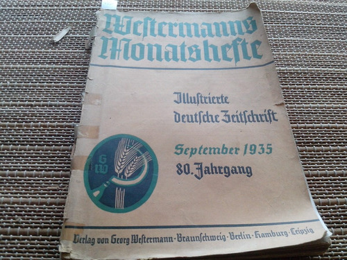 Westermanns Monatshefte. Illustrierte Deutsche Zeitsc...1935