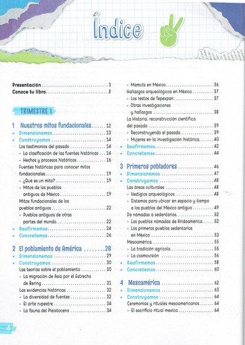 Historia 1 Secundaria Nem Ser. Constructores Larousse