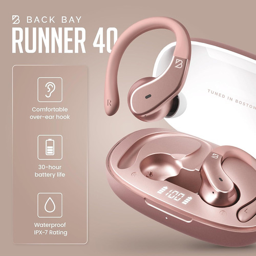 Auriculares Inalámbricos De Ajuste Seguro Con Bluetooth Para