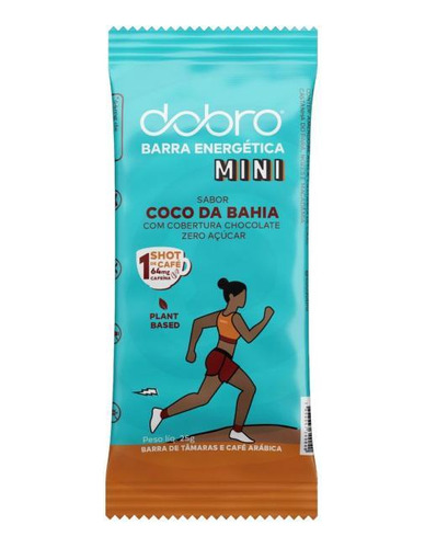 Kit Barra Energética Coco Com Chocolate Dobro 25g