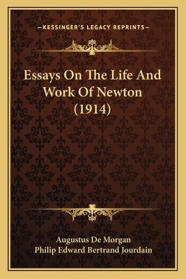 Libro Essays On The Life And Work Of Newton (1914) - De M...