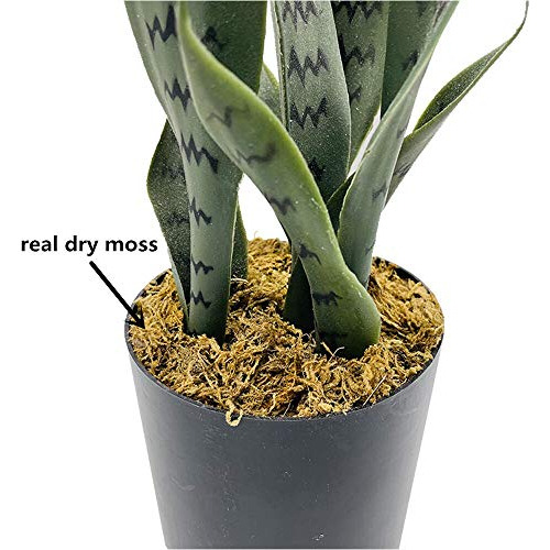 Planta Artificial Sansevieria De 16 Pulgadas, Pequeño ...