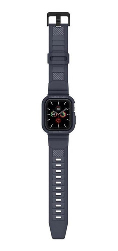 Imagem 6 de 9 de Case Spigen Apple Watch 4 5 6 Se 44mm Rugged Armor Pro Cinza