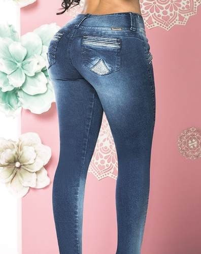 Jeans Levantacola Jean Colombiano Cheviotto  12986