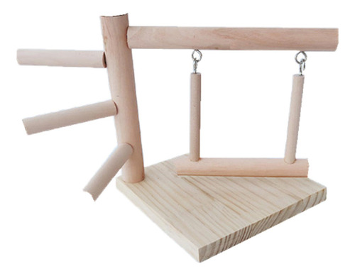 Loros De Madera Perchas Para Pájaros Parque De Juegos Para