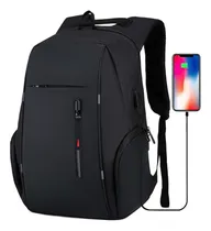 Comprar Mochila Urbana Antirrobo Porta Notebook 20l Daza Equipaje De Mano Cabina Avion Con Puerto Usb Ideal Para Universidad Viaje Trabajo - Negro