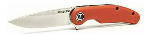 Crescent Cuchillo, Edc 3.25 Pulgadas, Cuero Crudo (cpk325cr)