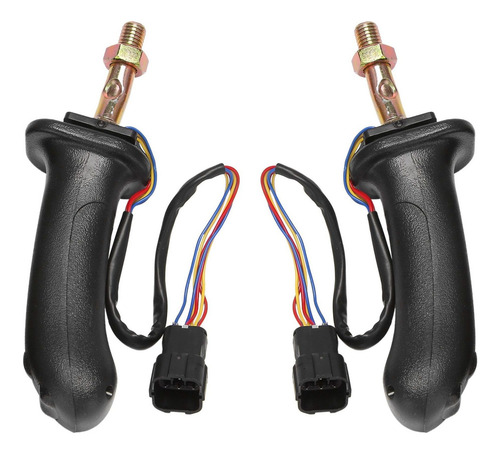 2 Uds L + R 3 Botones Excavadora Joystick Assy Mango
